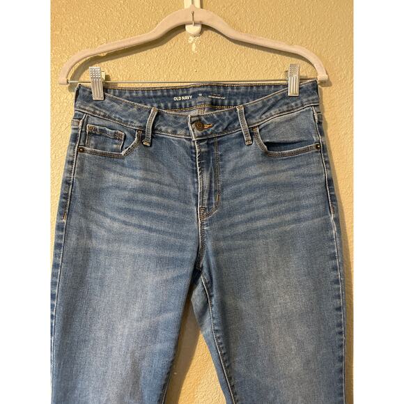 Old Navy kicker boot cut midrise women’s jeans size 10 - Picture 2 of 9
